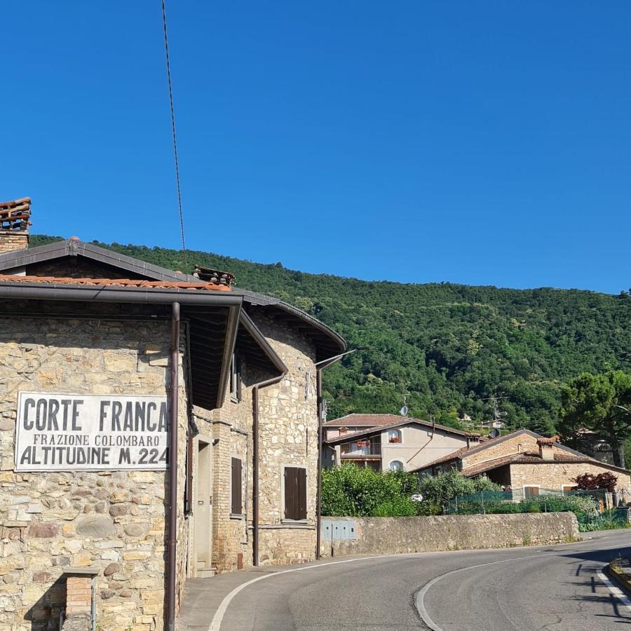 La Terrazza Sulle Vigne B&B Corte Franca Eksteriør bilde